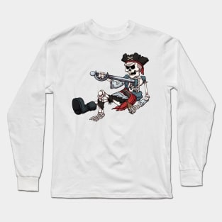 Pirate Skeleton Long Sleeve T-Shirt